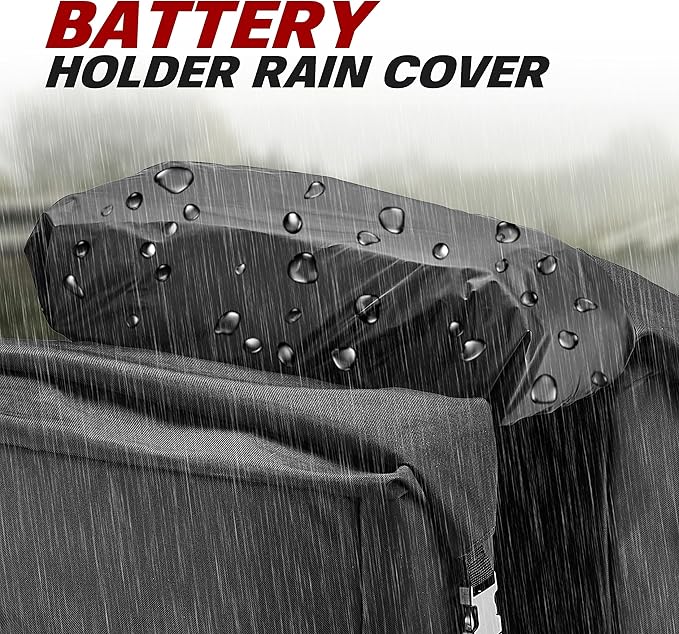 Ibera Bike Bag MIK Panniers 52.7L for Ebikes - Clip-On bike Bags For Bicycles with Built-in Battery Holder & Rain Cover - Water-Resistant Bike Rack Bag with Reflective Trim - ONLY FOR MIK RACKS-StrideForce Fitness