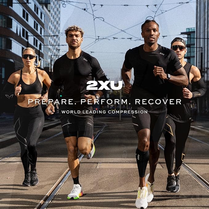 2XU Unisex Run Belt Black - Lightweight and Adjustable Fitness Waist Pack for Running, Jogging, and Outdoor Activities - Securely Holds Phone, Keys, and Essentials - One Size-StrideForce Fitness