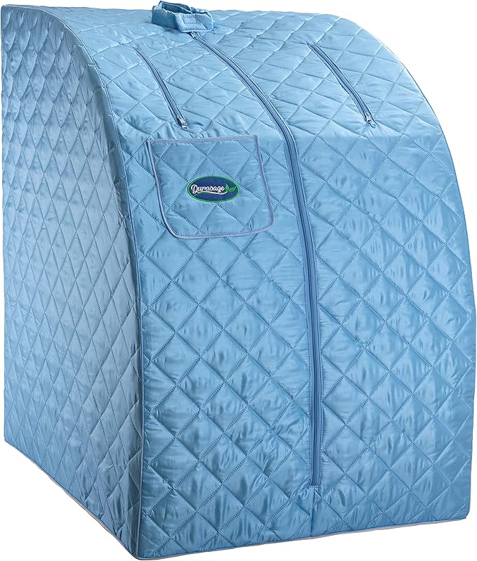 Durasage Portable Personal Steam Sauna for Home – Foldable Full Body Spa Tent with 800W Steam Generator, 60-Min Timer, Chair Included for Relaxation & Wellness-StrideForce Fitness