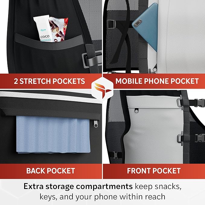 TakaFiTrail Running Hydration Vest Men - Breathable Trail Running Hydration Vest w/ 2 Water Bottles, Bladder Pouch, Ice Pack for Runners - Reflective Marathon Gear Jogging Backpack for Hiking-StrideForce Fitness