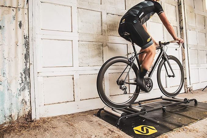 Saris Aluminum Rollers Indoor Bike Resistance Trainer Cycling Exercise Training Enhance Your Balance For Mountain Biking, Racing & Strength Training-StrideForce Fitness