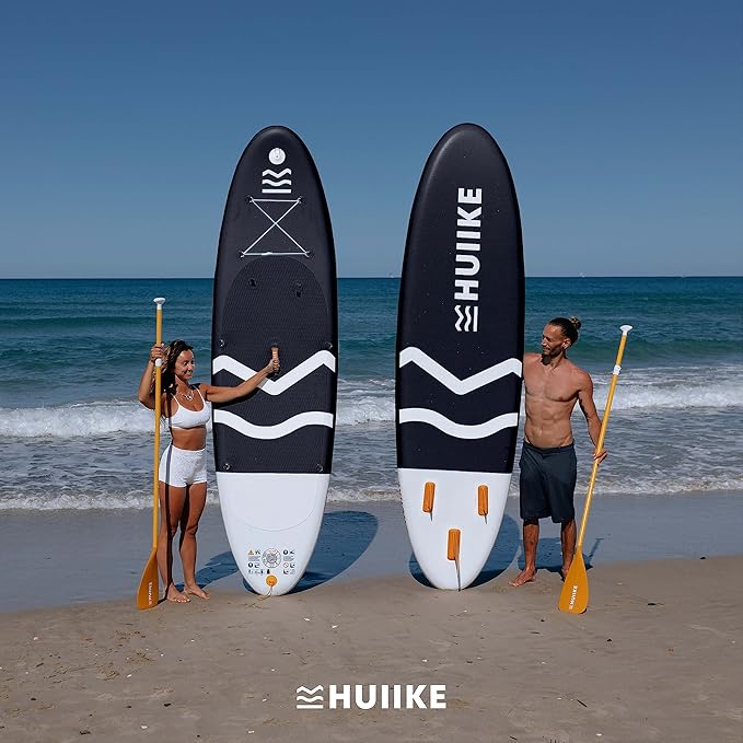 Inflatable Paddle Board for Adults with Accessories Included, Oar, Fins, Pump. Stand Up Paddleboard Great Stability and Resistance. 10’ x 33" x 5.9", Maximum Load 286 lb-StrideForce Fitness