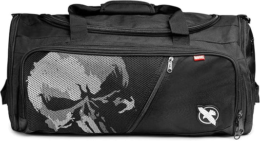 Hayabusa Marvel Hero Elite Duffle Bag - The Punisher, 50L-StrideForce Fitness