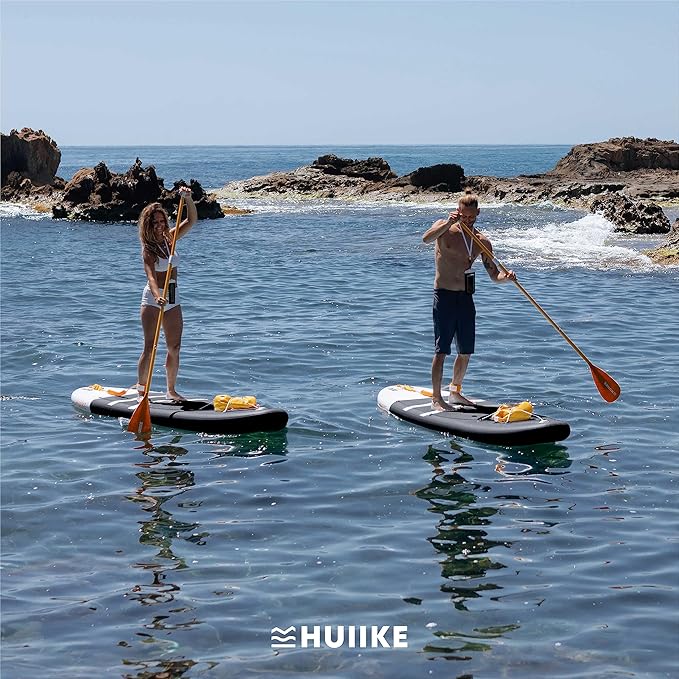Inflatable Paddle Board for Adults with Accessories Included, Oar, Fins, Pump. Stand Up Paddleboard Great Stability and Resistance. 10’ x 33" x 5.9", Maximum Load 286 lb-StrideForce Fitness