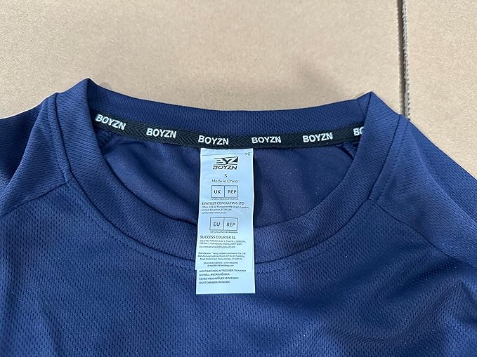 Boyzn 1, 3, 5 or 7 Pack Men's Workout Running Shirts, Dry Fit Moisture Wicking T-Shirt, Gym Athletic Short Sleeve Tee Shirts-StrideForce Fitness