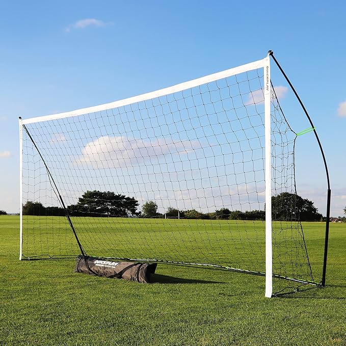 QUICKPLAY Kickster Soccer Goal Range – Ultra Portable | Quick and Easy Set Up | Includes Net and Carry Bag | Available in 7 Sizes | Backyard Soccer Net for Kids & Adults [Single Goal]-StrideForce Fitness