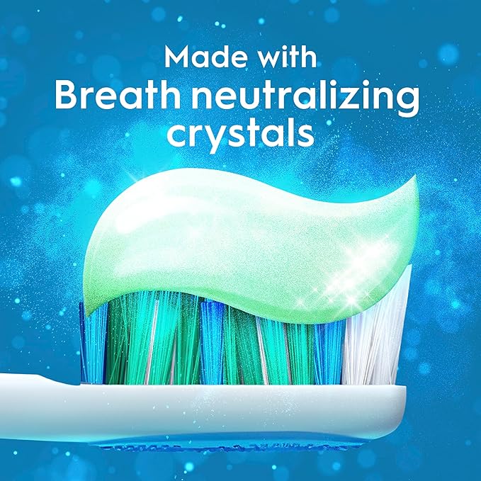 Crest Toothpaste Clean Breath Spearmint 4.6oz – Neutralizes Bad Breath, Antibacterial Protection, Fights Cavities, Freshens Breath, Gently Whitens
