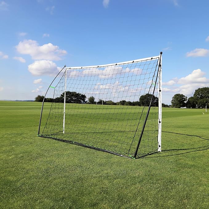 QUICKPLAY Kickster Soccer Goal Range – Ultra Portable | Quick and Easy Set Up | Includes Net and Carry Bag | Available in 7 Sizes | Backyard Soccer Net for Kids & Adults [Single Goal]-StrideForce Fitness