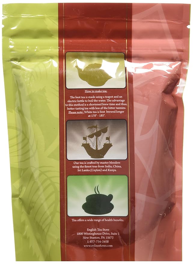 Yorkshire Harrogate Loose Leaf Tea Pouches - 4oz | Luxury Black Tea with Rich Full Bodied Flavor | Smooth Astringent Infusion Perfect for Hot Tea or Milk Tea-StrideForce Fitness