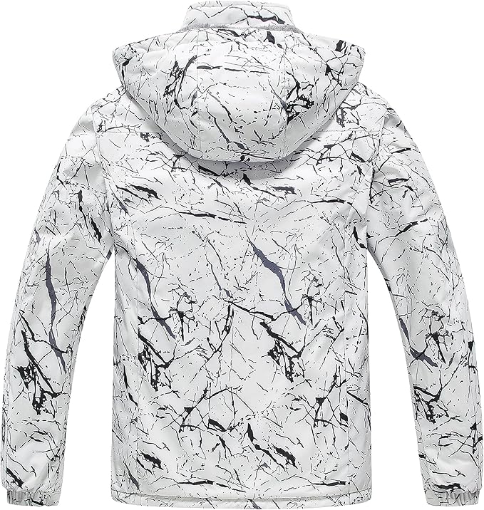 CREATMO US Men's Mountain Waterproof Ski Jacket - Windproof Snowboarding Warm Winter Coat Raincoat-StrideForce Fitness