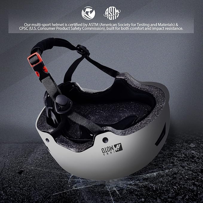 Skateboard Helmet for Adults - Adjustable Certified Safety Adults Helmet for Skateboarding Bike Bicycle Scooter Cycling Skate Skating Multisport Helmets for Women Men Boys Girls Kids Youth-StrideForce Fitness