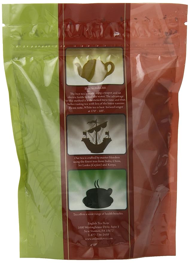 Long Island Strawberry Green Tea | Loose Leaf Sencha Style | Hunan China Green Tea with Sweet Strawberry Flavor and Dried Papaya Pieces | Refreshing Fruity Blend | 4oz Pouches-StrideForce Fitness