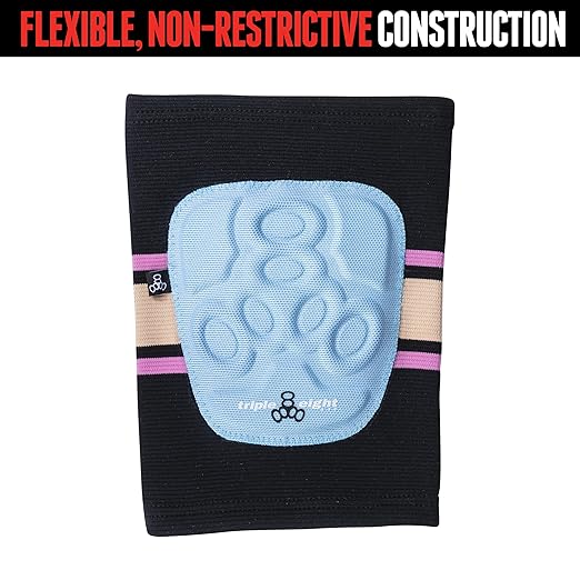 Triple Eight Covert Knee Pads – Ideal for Roller Skating, Biking, BMX, and Skateboarding-StrideForce Fitness