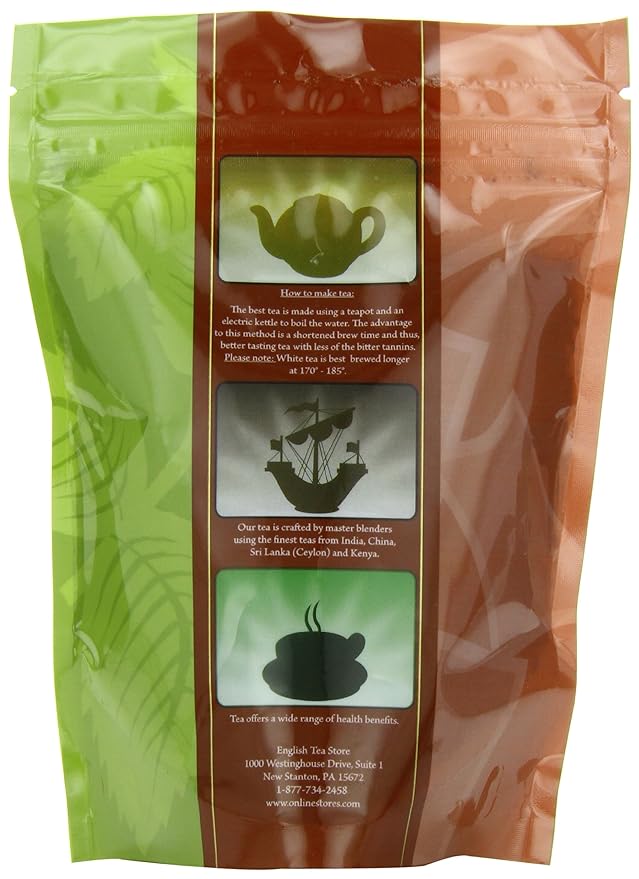 Nonsuch Estate Loose Leaf Black Tea Pouches - 4oz | Nilgiri Tea from South India | Fruity Floral Breakfast Tea | Grown at 5000 ft Elevation | Ethical Tea Partnership Sourced | Bold Morning Flavor-StrideForce Fitness