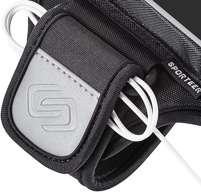 Sporteer Velocity V8 Running Armband - Compatible with iPhone 16 Pro Max, 16 Plus, 15/14 Pro Max, 16/15/14 Pro, iPhone 16/15/14, Galaxy S24+, S23 Plus, Pixel, & Many More Cell Phones - FITS Cases-StrideForce Fitness