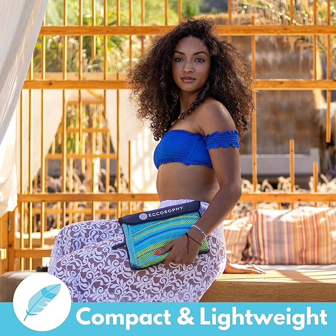 ECCOSOPHY Microfiber Beach Towel - Sand Free Towels are Quick Dry, Light Weight, Super Absorbent - Perfect Pool, Travel, Cruise, Camping Essentials - Oversized Extra Large for Adults 71x35 in-StrideForce Fitness