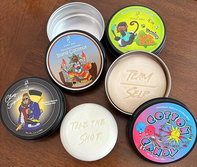 Hockey Wax Premium Natural Hockey Stick Wax – Protect Hockey Tape Provide Perfect Tacky Grip for Hockey Stick Tape Protect Hockey Stick Blade from Water Ice and Snow-StrideForce Fitness