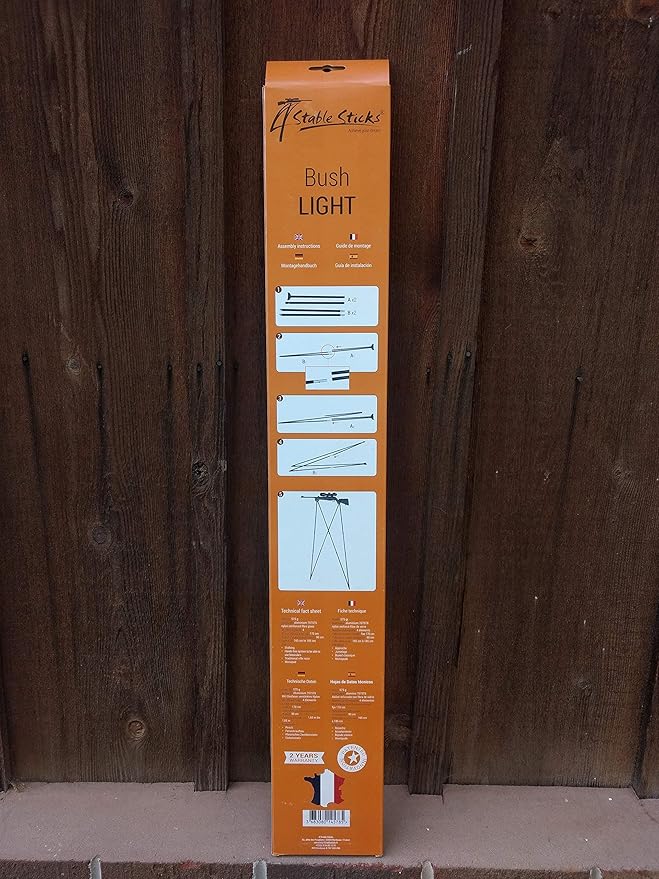 4 Stable Sticks® Essential 4 Points Bipod Shooting Sticks - Lightweight Aluminium, Extrem Stability for Hunting and Shooting, Foldable and transportable-StrideForce Fitness