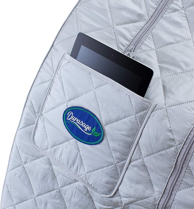 Durasage Portable Steam Sauna for Home - Personal Full Body Detox Sauna Tent with 800W Steam Generator, 60-Min Timer, Foldable Design & Chair for Relaxation-StrideForce Fitness