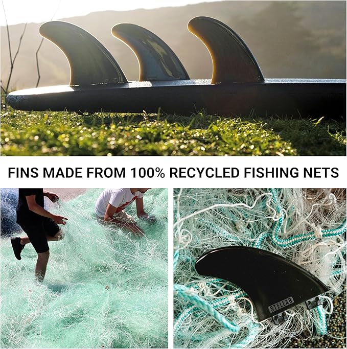 TAHE 7'2" Comet Tough-Tec Surfboard – Durable, Lightweight & Easy to Progress On | Stable, Forgiving Ride for Beginner to Intermediate Surfers | Made in France for Long-Lasting Performance-StrideForce Fitness