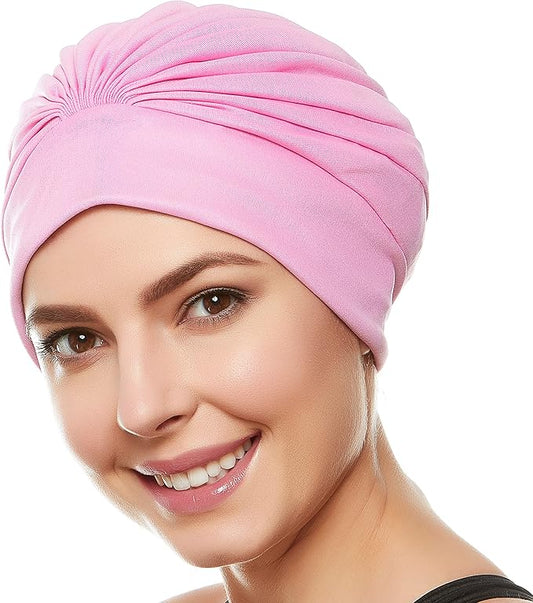 BEEMO Swim Caps for Women Swimming Turban Polyester Latex Lined Pleated for Ladies-StrideForce Fitness