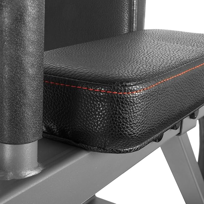 XMARK Knee Raise, Dip Stand with Push Up Station, Commercial Vertical Knee Raise, Captain's Chair, Upper Body and Core Workout Machine-StrideForce Fitness