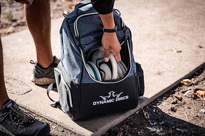 Dynamic Discs Trooper Disc Golf Bag | Large Frisbee Bags with 18+ Discs Capacity | Lightweight & Durable Backpack | Great Gifts or Disc Golf Accessories for Men | Ideal for Beginners & Pro Players-StrideForce Fitness