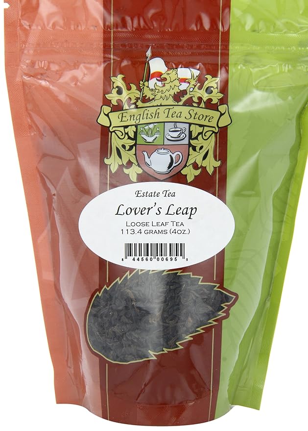 Lover's Leap Estate Loose Leaf Tea 4oz | High Grown Ceylon Black Tea from Nuwara Eliya | Floral and Light Flavor | Ethical Tea Partnership Estate | Premium After Dinner Brew-StrideForce Fitness