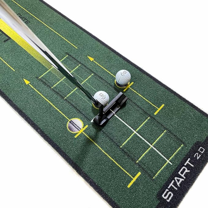 WELLPUTT - Golf Putting Training Mat - 10ft Start 2.0-StrideForce Fitness