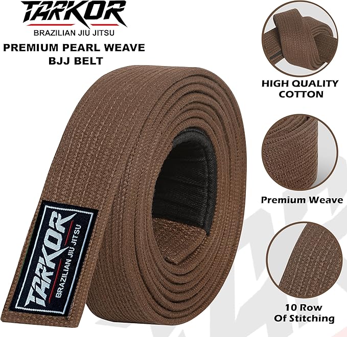 Pearl Weave Series BJJ Belt for Men & Women | Brazilian Jiu Jitsu Belt with Pearl Colors-StrideForce Fitness