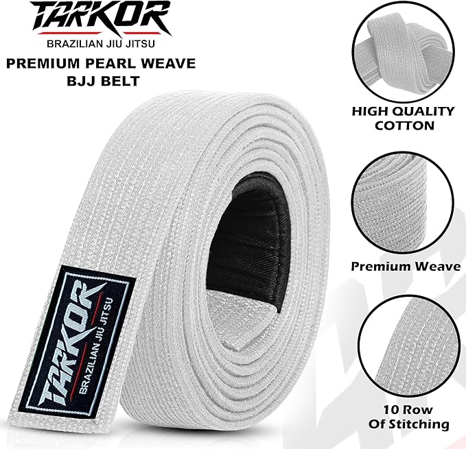 Pearl Weave Series BJJ Belt for Men & Women | Brazilian Jiu Jitsu Belt with Pearl Colors-StrideForce Fitness