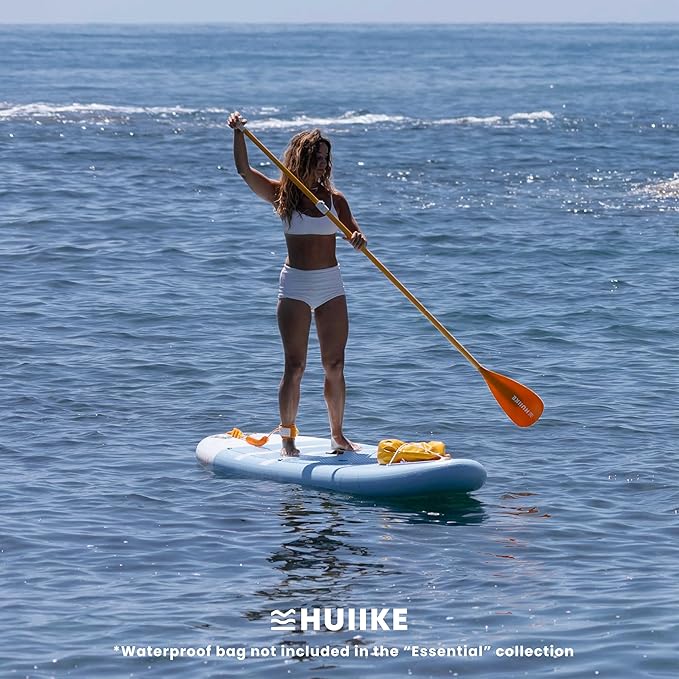 Inflatable Paddle Board for Adults with Accessories Included, Oar, Fins, Pump. Stand Up Paddleboard Great Stability and Resistance. 10’ x 33" x 5.9", Maximum Load 286 lb-StrideForce Fitness