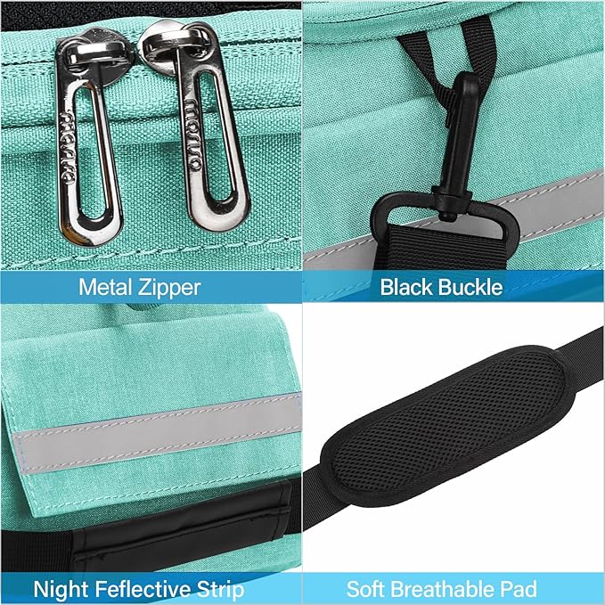 MOSISO Bike Rack Bag, Waterproof Bicycle Trunk Pannier Rear Seat Pouch Cycling Bike Carrier Backseat Storage Luggage Saddle Shoulder Bag-StrideForce Fitness