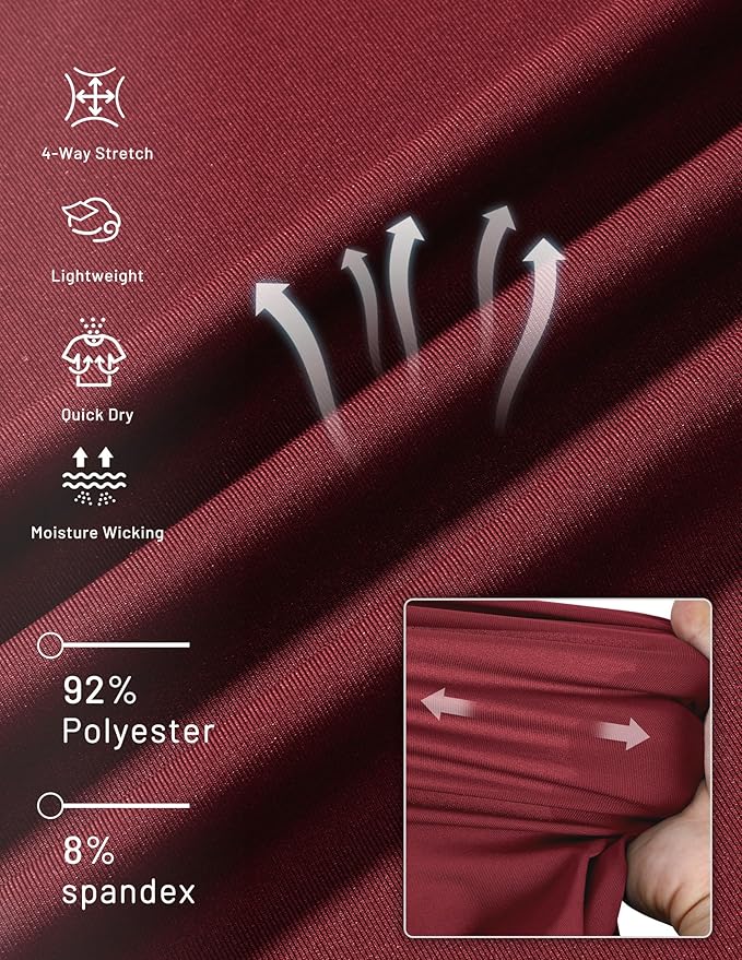 MIER Men's Dry Fit Workout T-Shirts Athletic Running Tee Short Sleeve Crew Neck Gym Tops, Polyester, Moisture Wicking-StrideForce Fitness