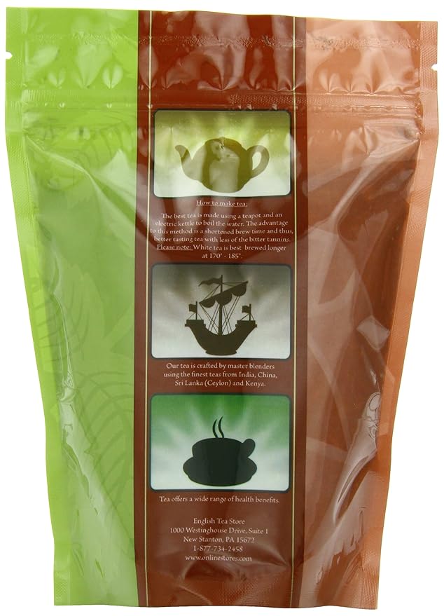 Georgia Peach Rooibos Tea Pouches - 4oz | Naturally Caffeine Free Herbal Loose Leaf Tea | Fruity and Smooth Flavor | Enjoy Hot or Iced | Rooibos Tea Blend with Peach Notes | South African Origin-StrideForce Fitness
