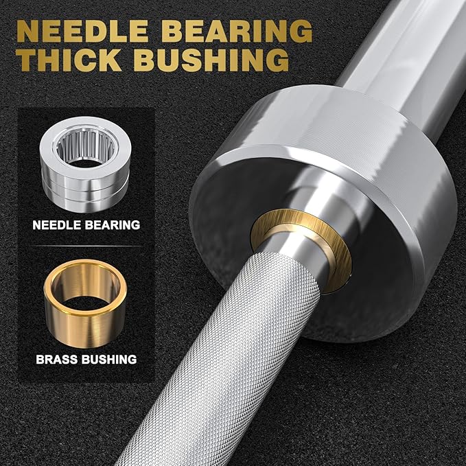 Olympic Rubber Bumper Weight Set - 2 Inch Barbell Plates for Home Gym Strength Training-StrideForce Fitness