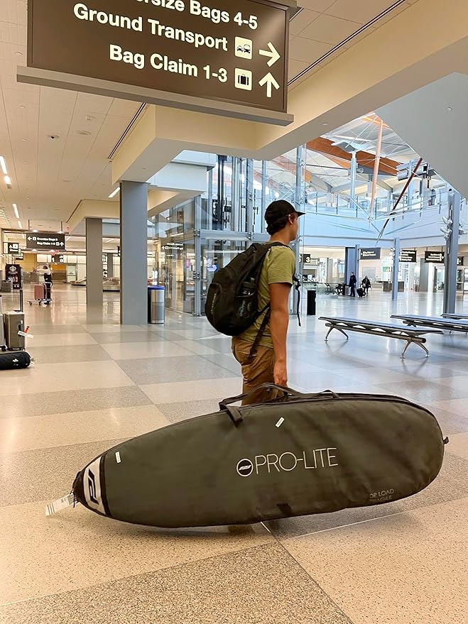 Pro-Lite Smuggler Series Surfboard Travel Bag-Shortboard (1-3 Boards) size 6'0, 6'3, 6'6, 6'10-StrideForce Fitness
