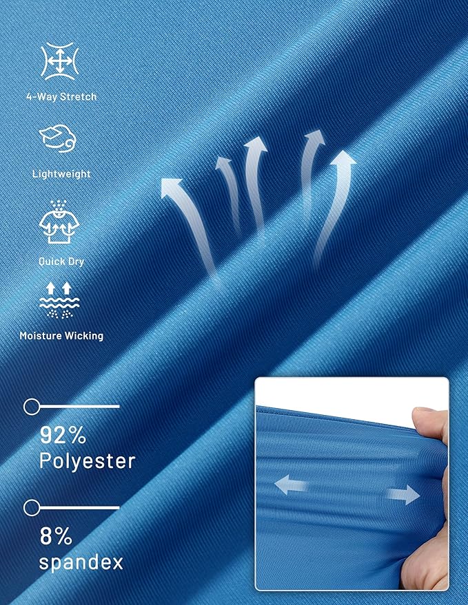 MIER Men's Dry Fit Workout T-Shirts Athletic Running Tee Short Sleeve Crew Neck Gym Tops, Polyester, Moisture Wicking-StrideForce Fitness