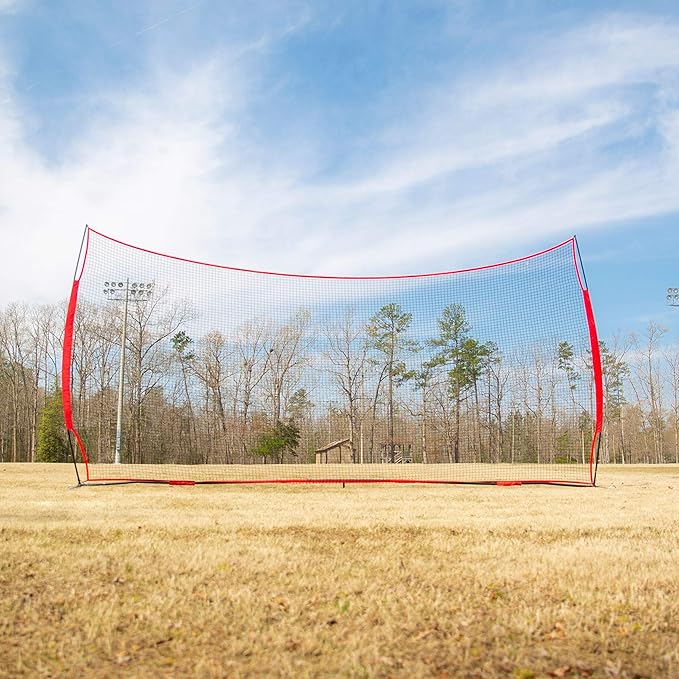 20x10 Foot Lacrosse Backstop, 200 Sq Feet of Protection Perfect for Lacrosse, Soccer, Baseball, Basketball. Hockey, Best Lacrosse Net, Baseball Net, Sports Netting for Backyard-StrideForce Fitness
