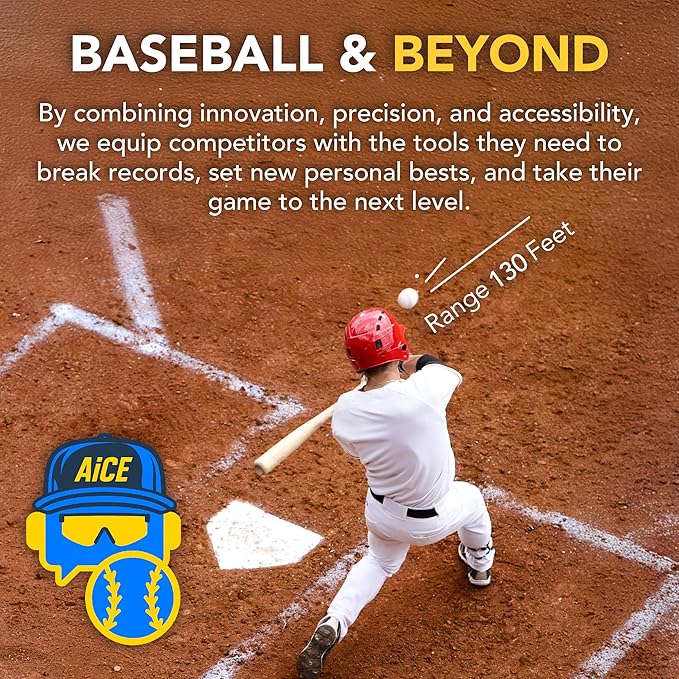 TAG One Sports Radar (120 Ft Range) – AI-Powered Radar Speed Gun with Real-Time Coaching Feedback – Bluetooth Speed Training Device for Baseball, Softball & Golf with App Integration-StrideForce Fitness