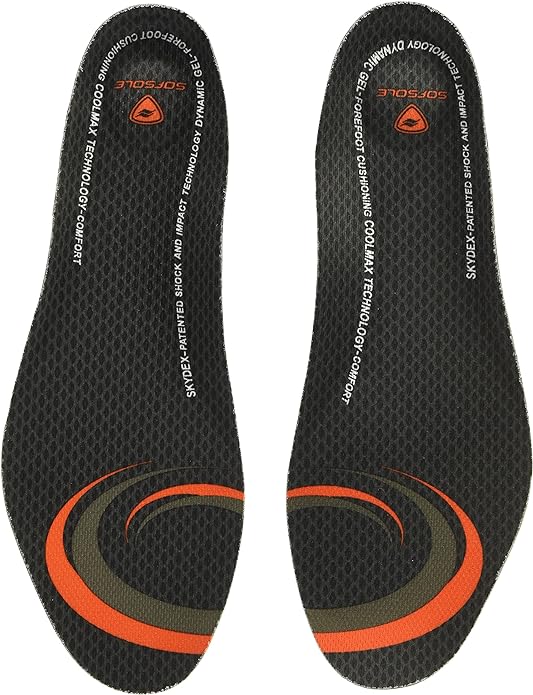 Sof Sole Insoles Men's AIRR Performance Full-Length Gel Shoe Insert-StrideForce Fitness