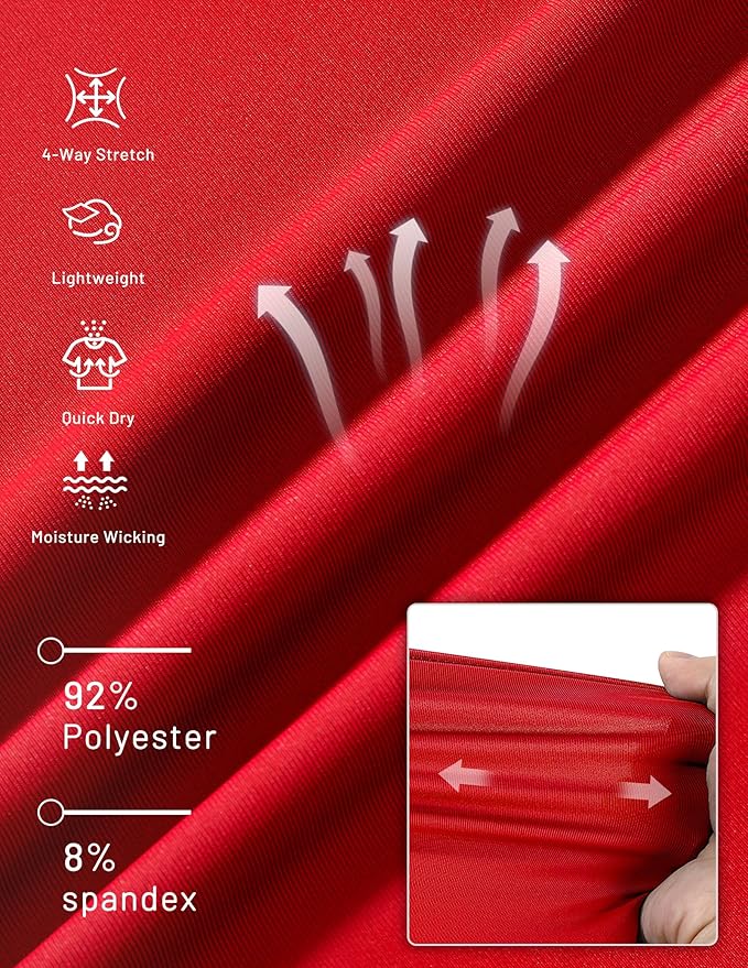 MIER Men's Dry Fit Workout T-Shirts Athletic Running Tee Short Sleeve Crew Neck Gym Tops, Polyester, Moisture Wicking-StrideForce Fitness