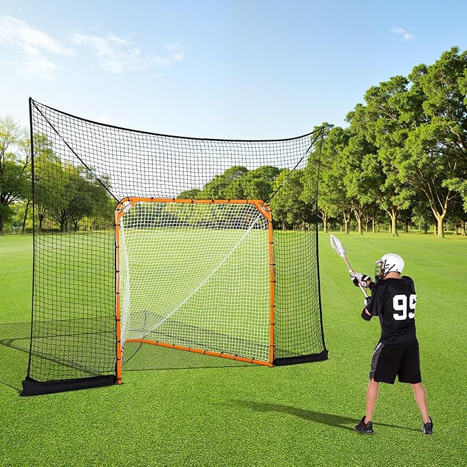 VEVOR Portable Lacrosse Goal - Complete Training Accessory Set with Extended Coverage for Youth and Adults-StrideForce Fitness