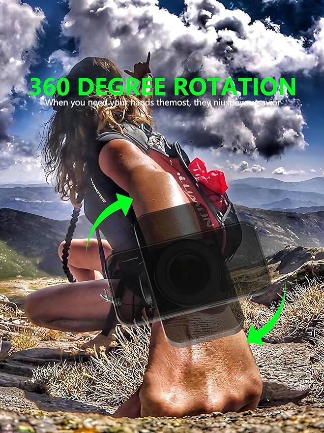 Running Phone Holder for iPhone,【Upgraded N52 Magnetic&Telescopic Anti Drop Rope】 360 ° rotatable,Armband,Wristband,Cell Phone Holder, for All Call Phone,iPhone/Sumsung/Android-StrideForce Fitness