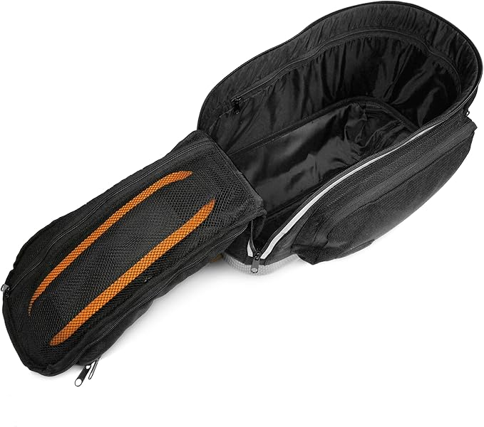 Ibera Bike Bag Commuter 17L - Clip-On Bike Rack Bag with Shoulder Strap - Hard Base, Reflective Trim & Taillight Compatible - Bicycle Bag for Daily Use & Commute - PAKRAK ONLY FOR IBERA RACKS-StrideForce Fitness