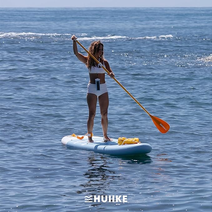 Inflatable Paddle Board for Adults with Accessories Included, Oar, Fins, Pump. Stand Up Paddleboard Great Stability and Resistance. 10’ x 33" x 5.9", Maximum Load 286 lb-StrideForce Fitness