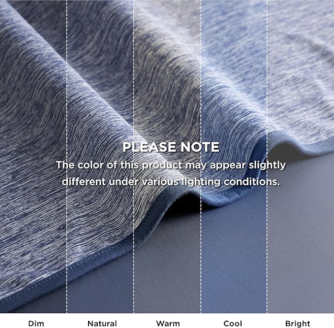 Bedsure Summer Cooling Blanket King Size for Hot Sleepers with Sports Mesh Design, Arc-Chill Q-Max 0.4 Lightweight Breathable Ice Cold Blanket for Night Sweats, 108 x 90 Inches, Mesh Navy-StrideForce Fitness