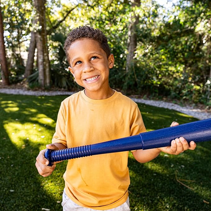 Franklin Sports Kids Baseball Pitching Machine - Pop A Pitch Batting Machine with Youth Bat + 3 Plastic Balls - Boys + Girls Toy-StrideForce Fitness