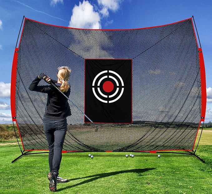 Golf Practice Hitting Nets for Backyard Driving Indoor Use Heavy Duty Practice Golf Driving Pitching Nets for Backyard-StrideForce Fitness