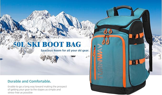 Ski/Snowboard Boot Bag/Skating Bag | Excellent for Store and Transport Gear, Jacket, Helmet, Goggles, Gloves & Accessories-StrideForce Fitness